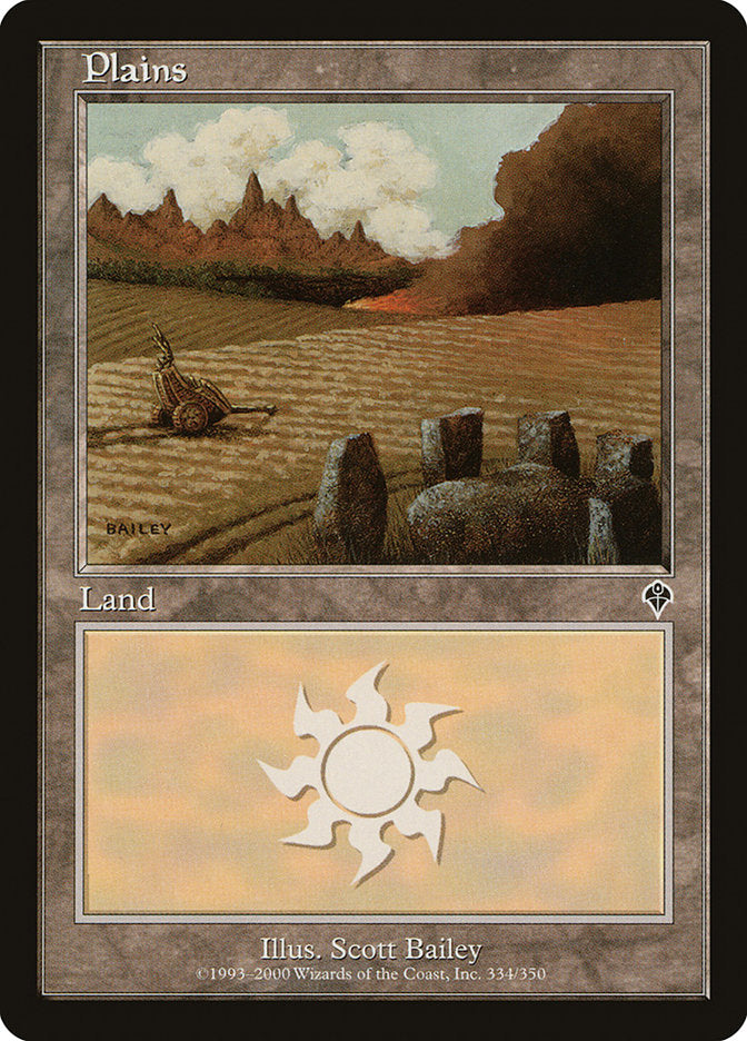 Plains (#334) - (Foil): Invasion