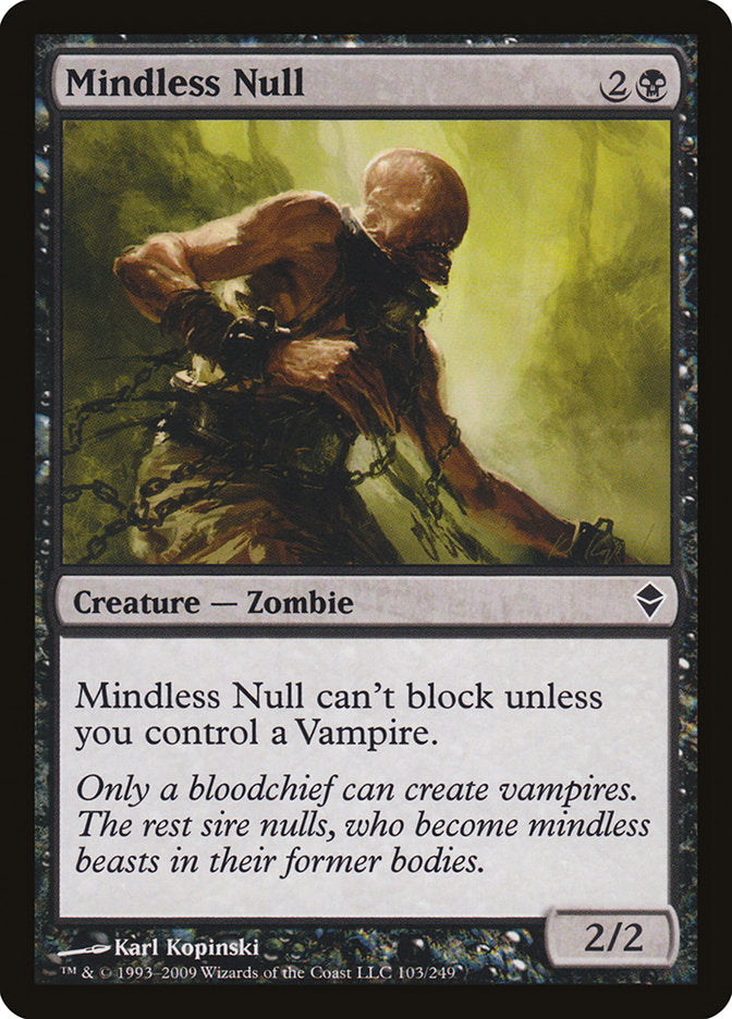 Mindless Null: Zendikar