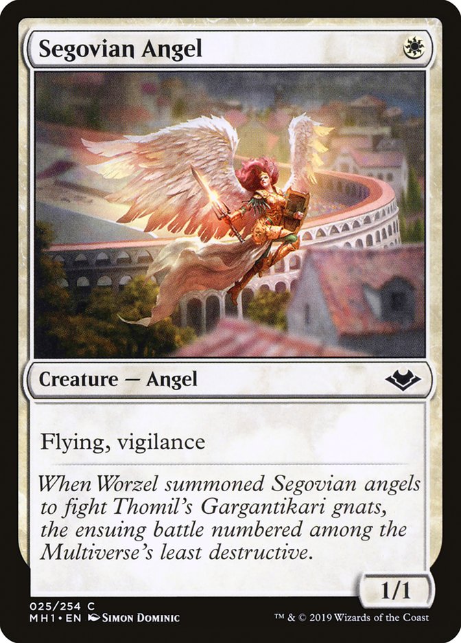 Segovian Angel: Modern Horizons