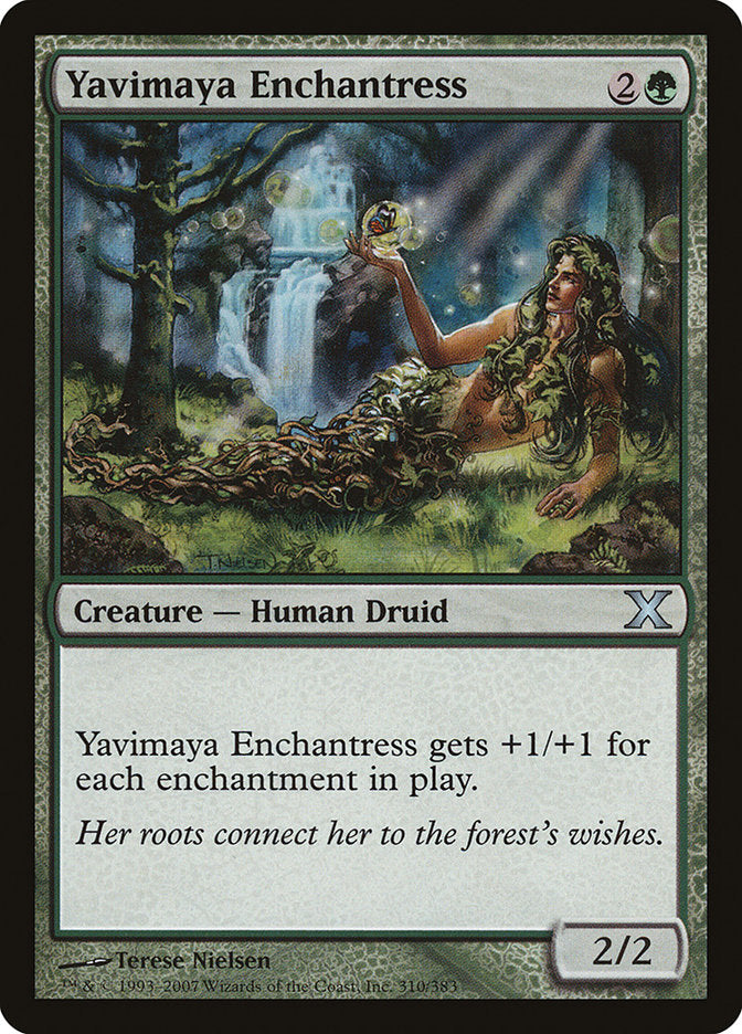 Yavimaya Enchantress - (Foil): Tenth Edition