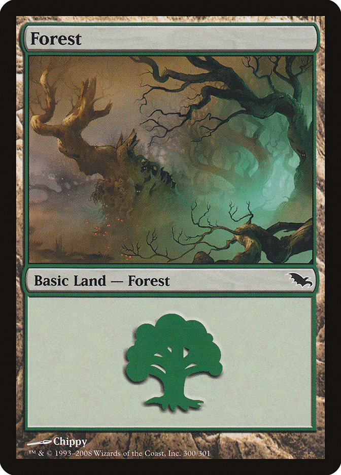 Forest (#300) - (Foil): Shadowmoor