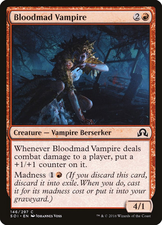 Bloodmad Vampire - (Foil): Shadows over Innistrad