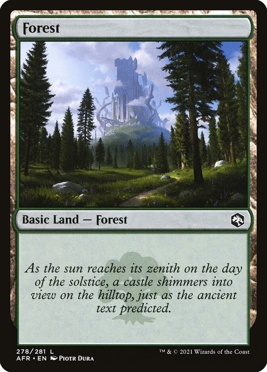 Forest (#278) - (Foil): Adventures in the Forgotten Realms