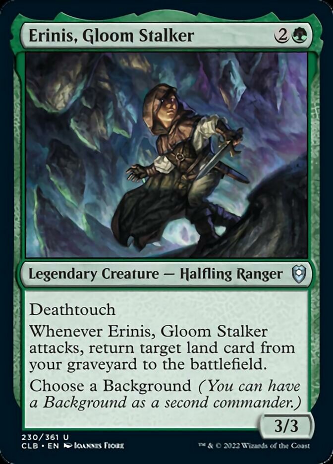 Erinis, Gloom Stalker - (Foil): Commander Legends: Battle for Baldur's Gate
