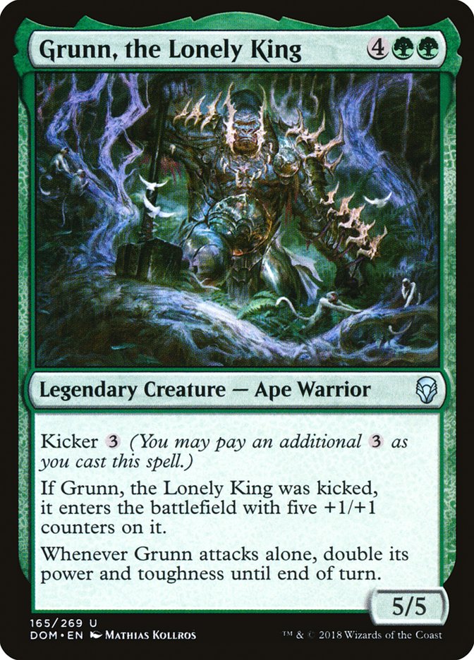 Grunn, the Lonely King - (Foil): Dominaria