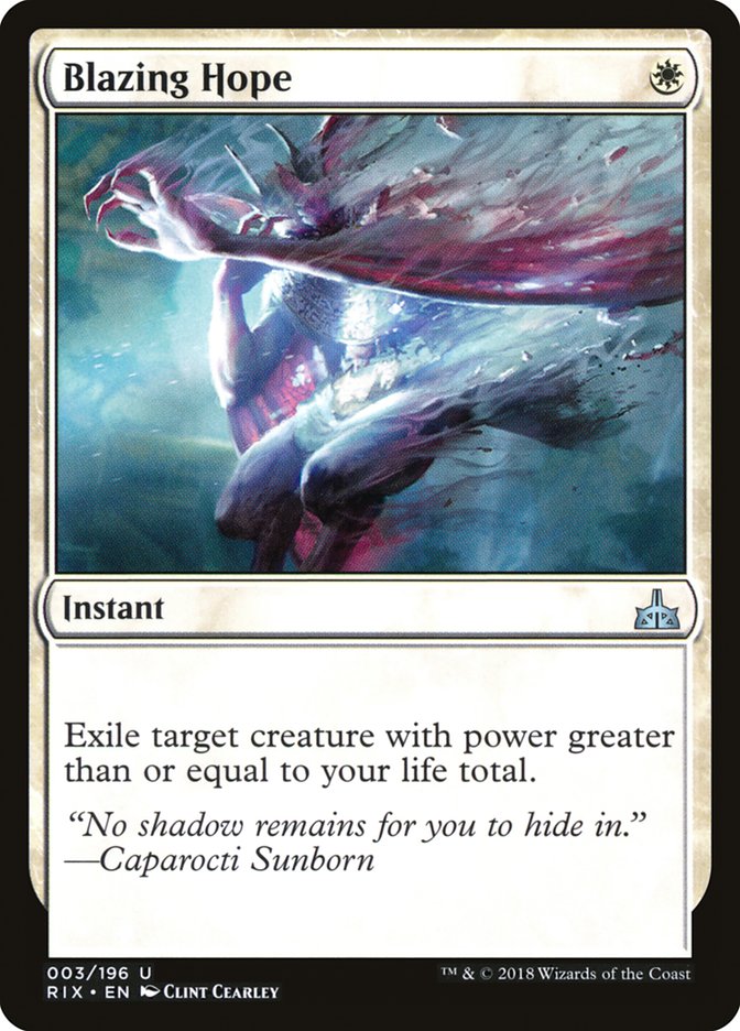 Blazing Hope: Rivals of Ixalan