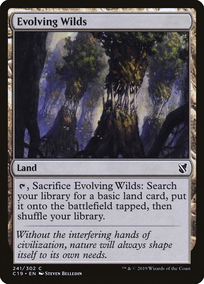 Evolving Wilds: Commander 2019