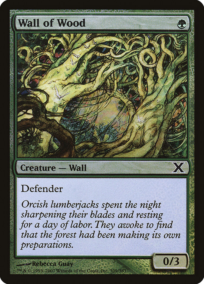 Wall of Wood - (Foil): Tenth Edition