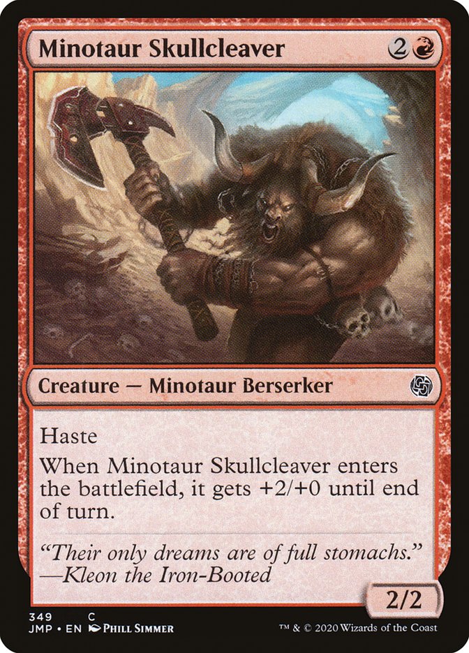 Minotaur Skullcleaver: Jumpstart