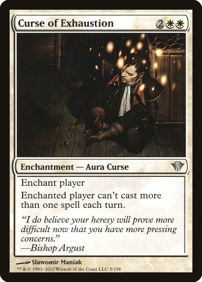 Curse of Exhaustion - (Foil): Dark Ascension