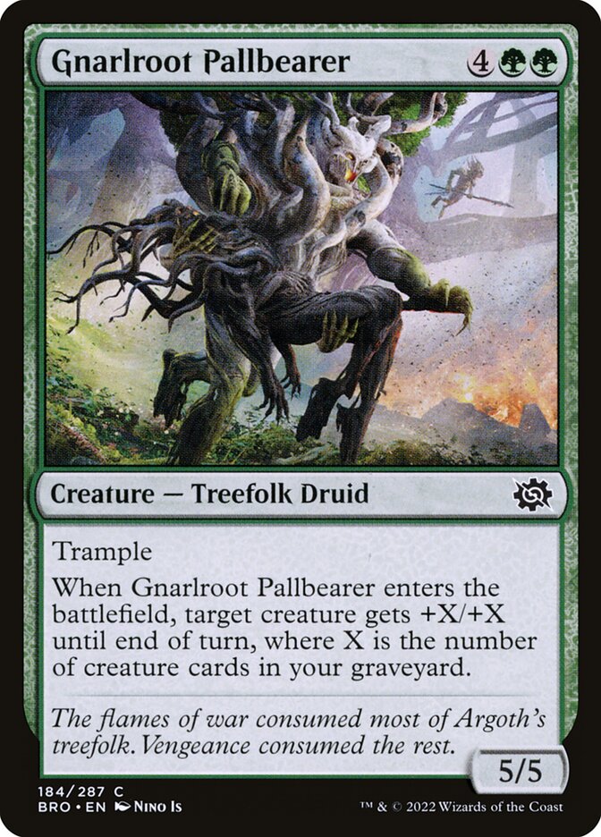 Gnarlroot Pallbearer - (Foil): The Brothers' War