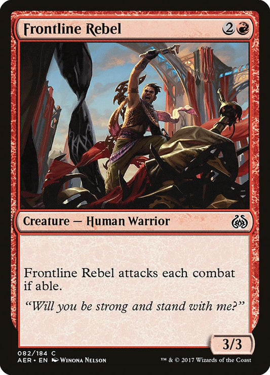 Frontline Rebel - (Foil): Aether Revolt