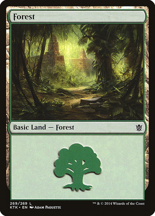 Forest (#269): Khans of Tarkir