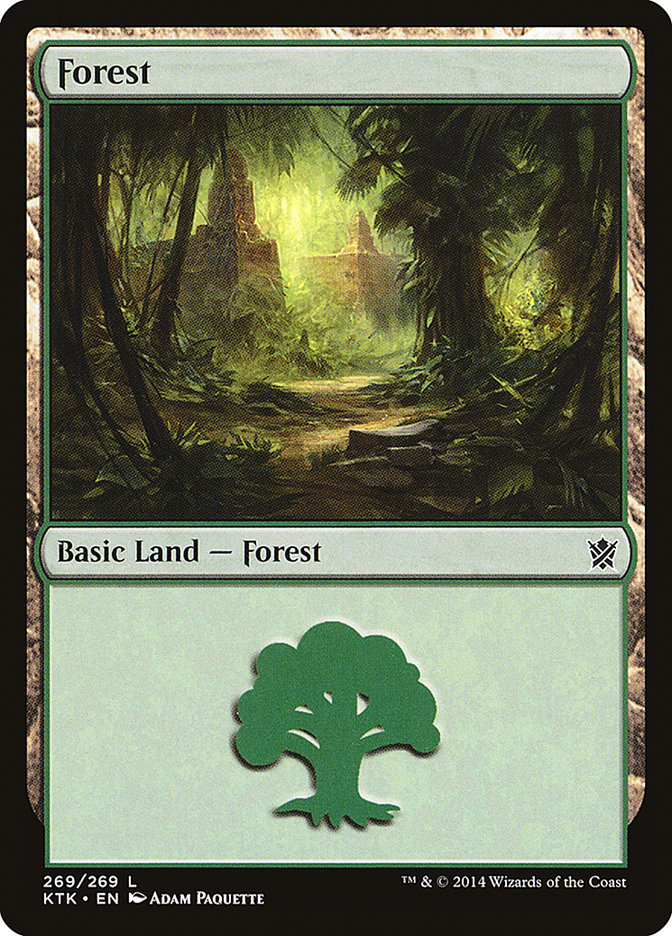 Forest (#269) - (Foil): Khans of Tarkir
