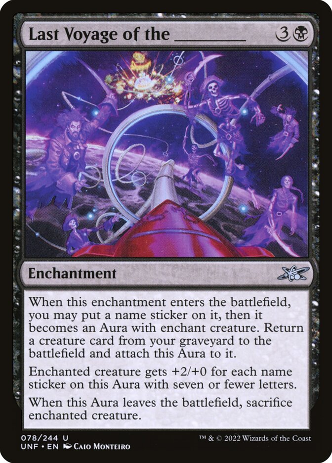 Last Voyage of the _____: Unfinity