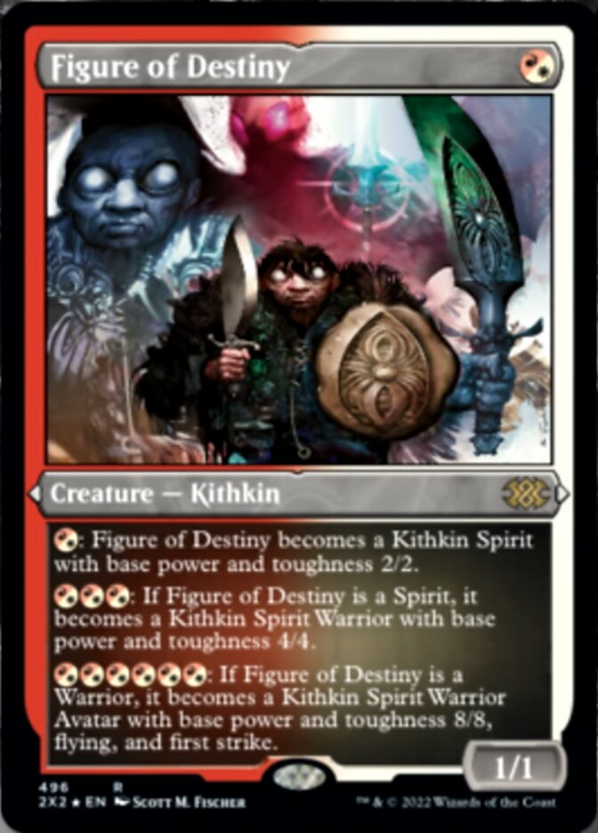 Figure of Destiny (Foil Etched) - (Foil): Double Masters 2022