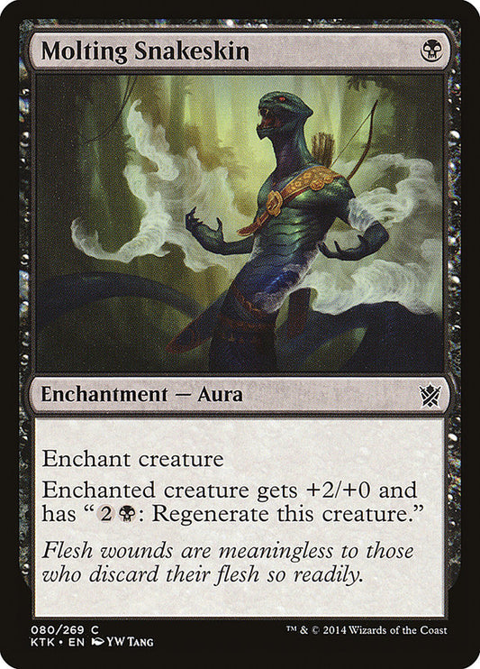Molting Snakeskin - (Foil): Khans of Tarkir