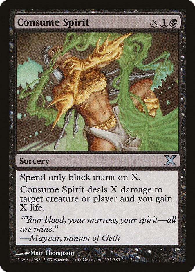 Consume Spirit: Tenth Edition