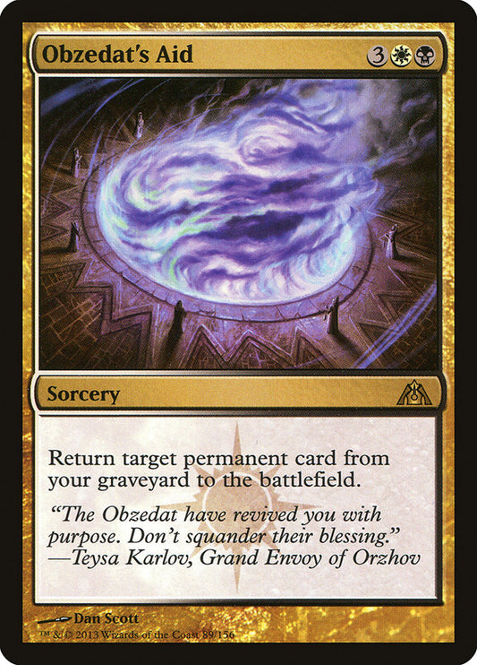 Obzedat's Aid - (Foil): Dragon's Maze