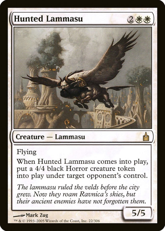 Hunted Lammasu - (Foil): Ravnica: City of Guilds