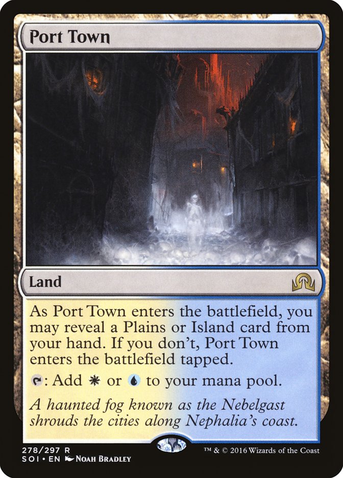 Port Town - (Foil): Shadows over Innistrad