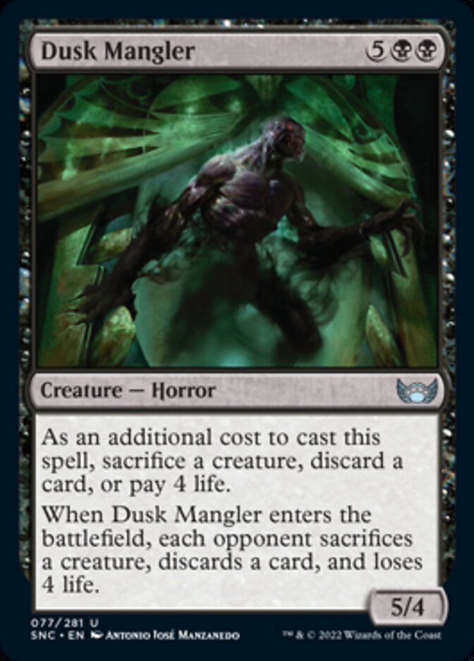 Dusk Mangler - (Foil): Streets of New Capenna