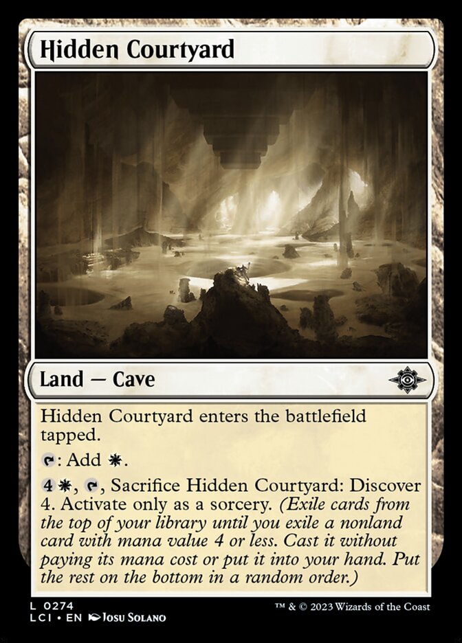 Hidden Courtyard - (Foil): Lost Caverns of Ixalan