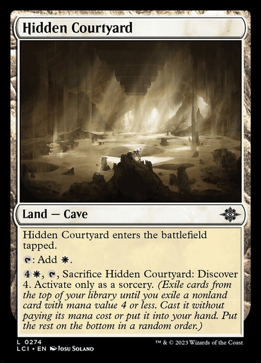 Hidden Courtyard - (Foil): Lost Caverns of Ixalan
