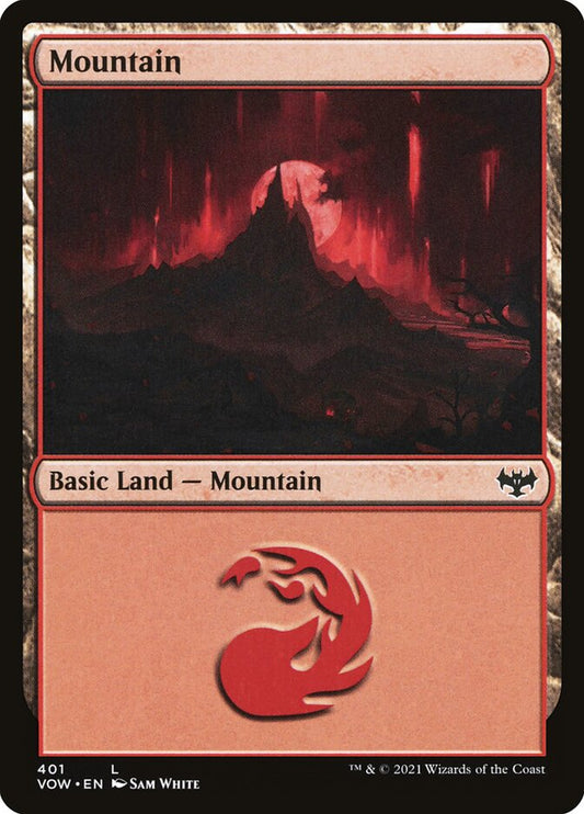 Mountain - (Foil): Innistrad: Crimson Vow