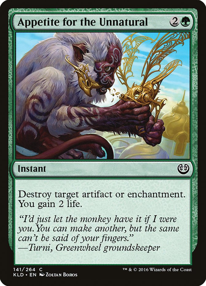 Appetite for the Unnatural - (Foil): Kaladesh
