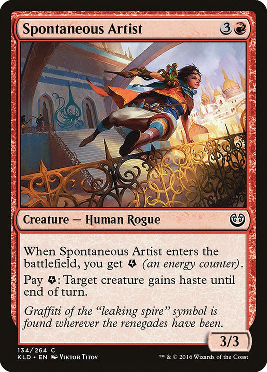 Spontaneous Artist - (Foil): Kaladesh