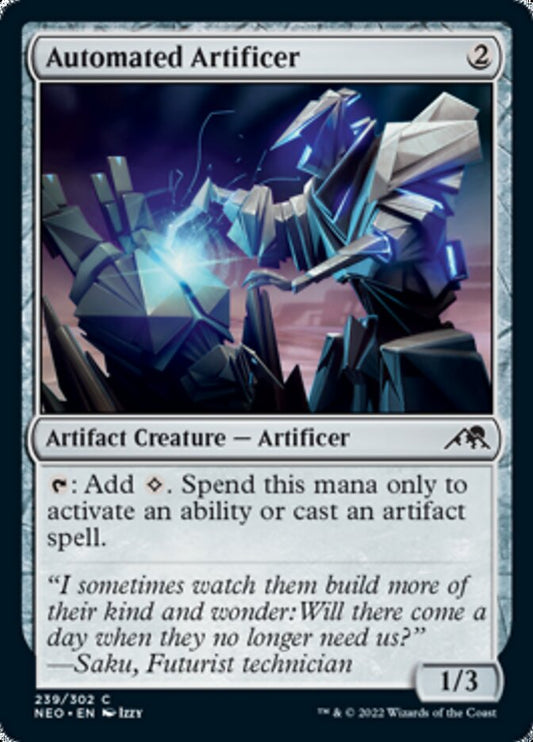 Automated Artificer - (Foil): Kamigawa: Neon Dynasty