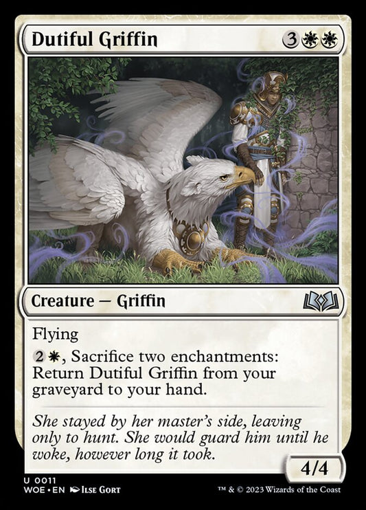 Dutiful Griffin - (Foil): Wilds of Eldraine