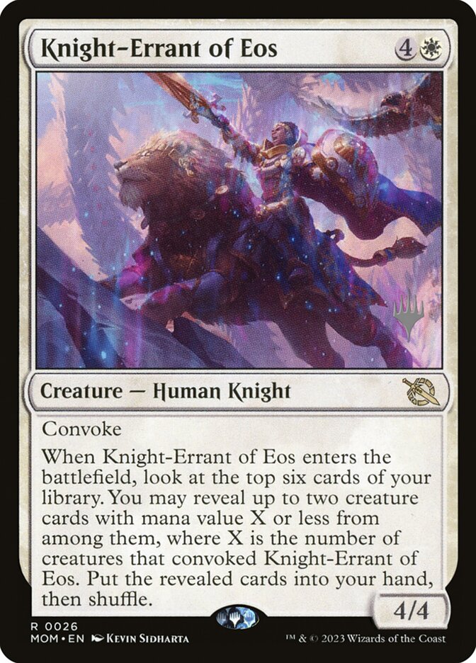 Knight-Errant of Eos: March of the Machine Promos