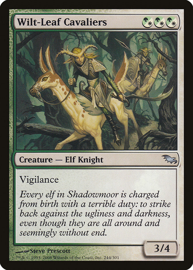 Wilt-Leaf Cavaliers - (Foil): Shadowmoor