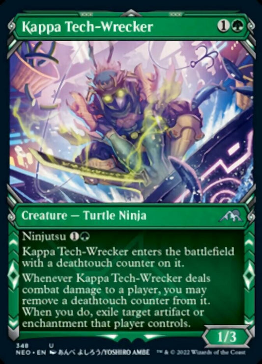 Kappa Tech-Wrecker (Showcase) - (Foil): Kamigawa: Neon Dynasty