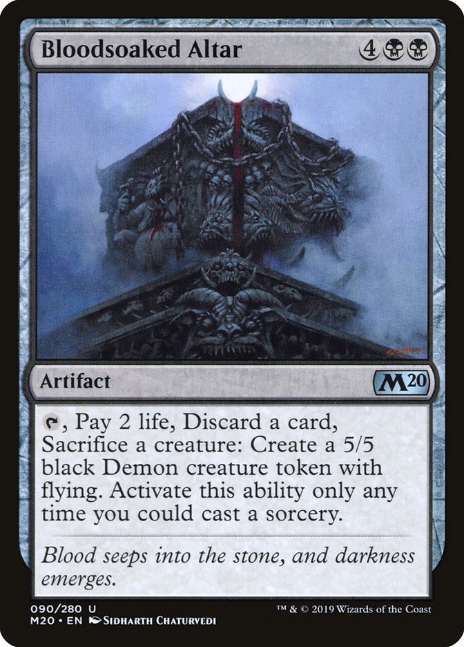 Bloodsoaked Altar - (Foil): Core Set 2020
