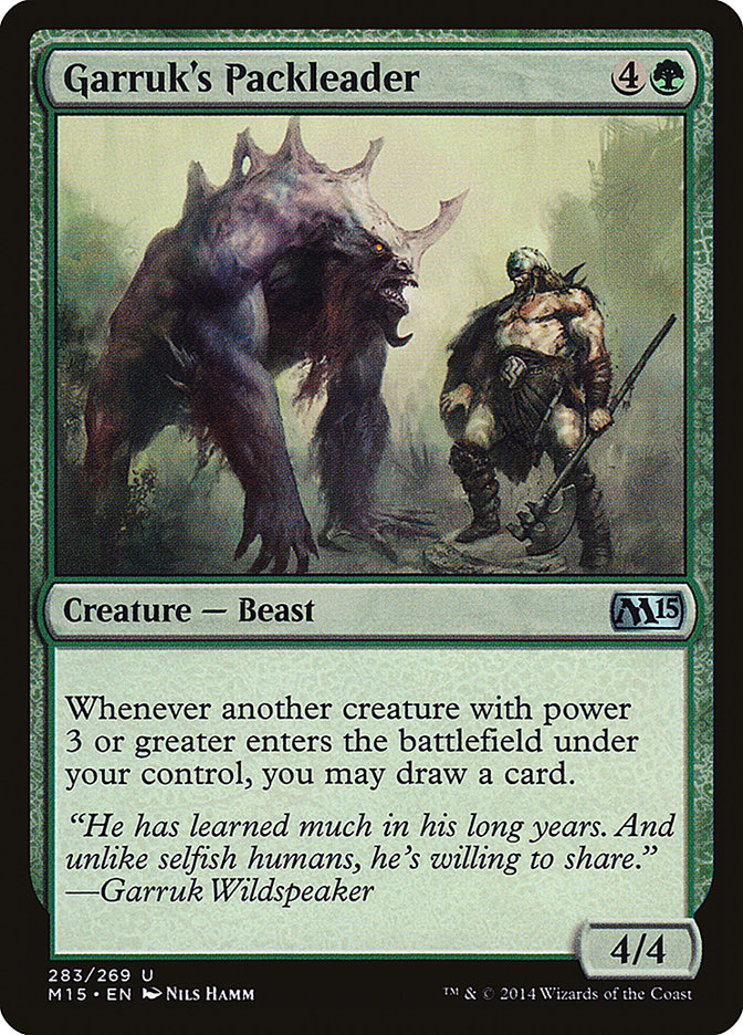 Garruk's Packleader: Magic 2015