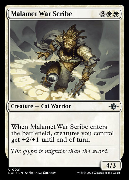 Malamet War Scribe - (Foil): Lost Caverns of Ixalan