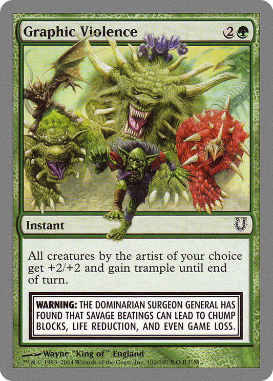 Graphic Violence - (Foil): Unhinged