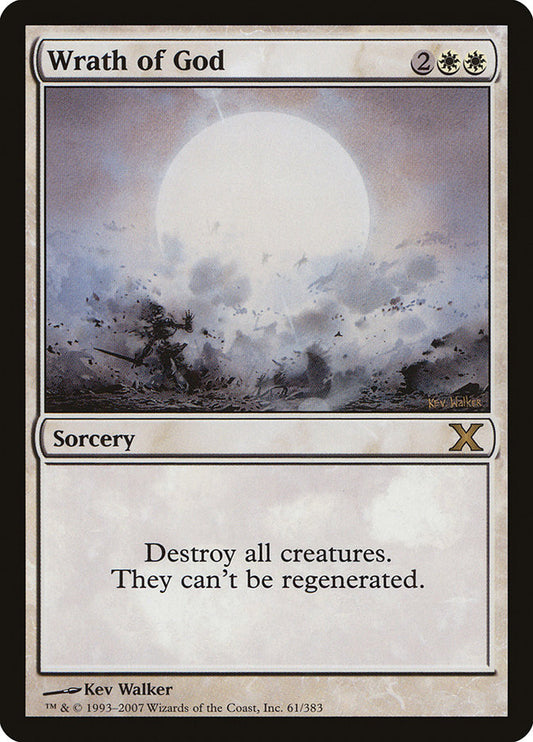 Wrath of God - (Foil): Tenth Edition