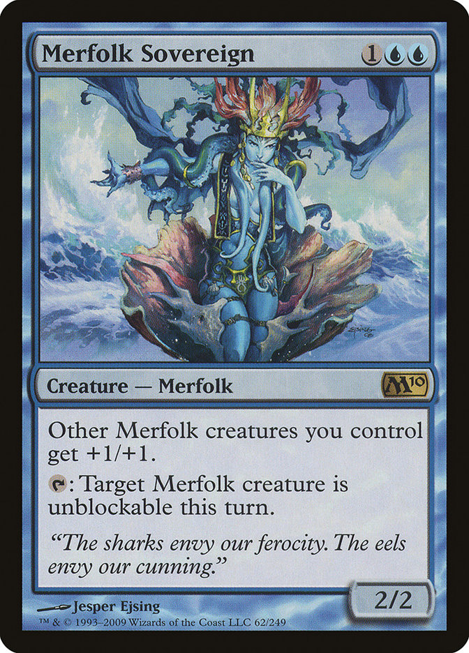 Merfolk Sovereign - (Foil): Magic 2010