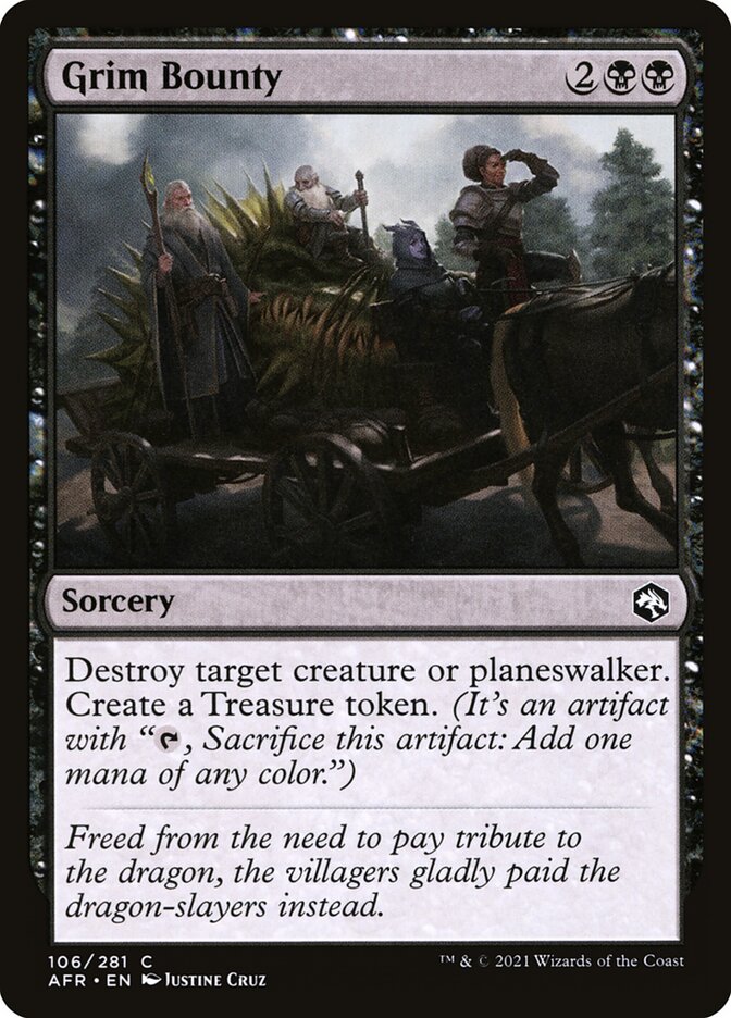 Grim Bounty - (Foil): Adventures in the Forgotten Realms
