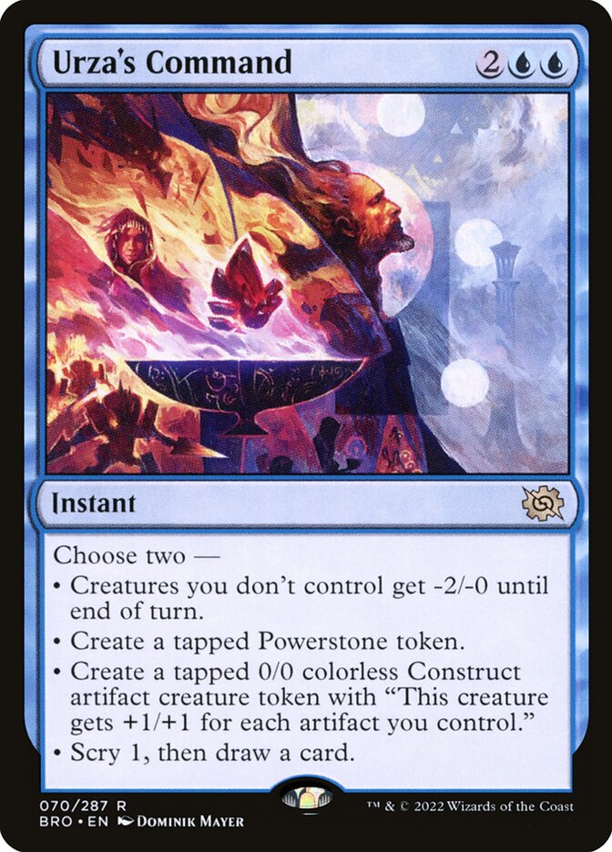 Urza's Command - (Foil): The Brothers' War