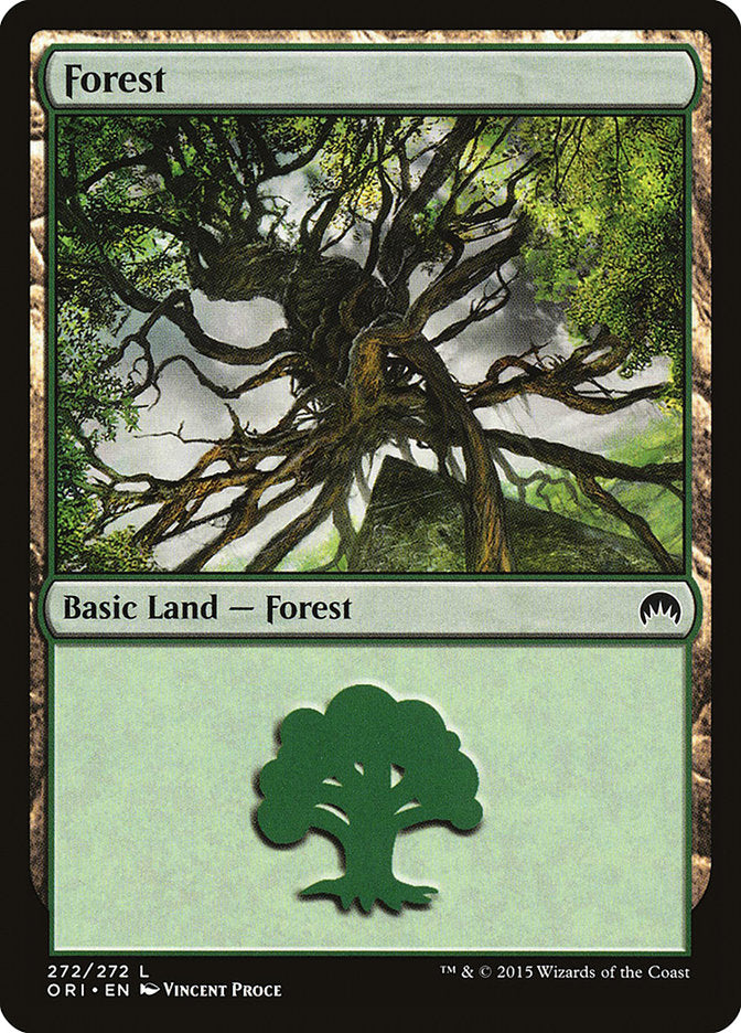 Forest (#272) - (Foil): Magic Origins