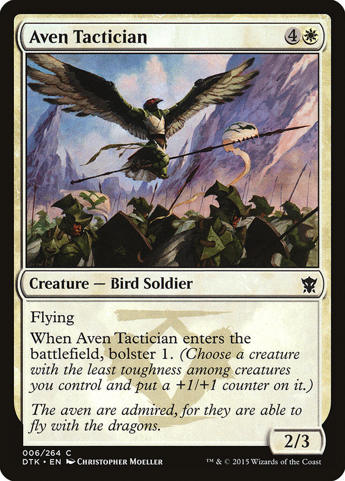 Aven Tactician - (Foil): Dragons of Tarkir