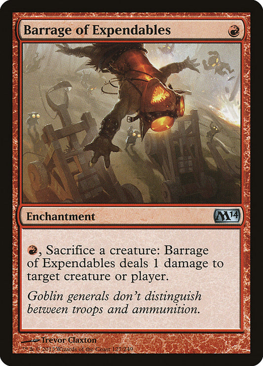 Barrage of Expendables - (Foil): Magic 2014