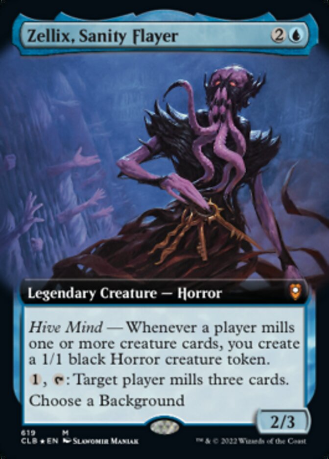 Zellix, Sanity Flayer (Extended Art): Commander Legends: Battle for Baldur's Gate