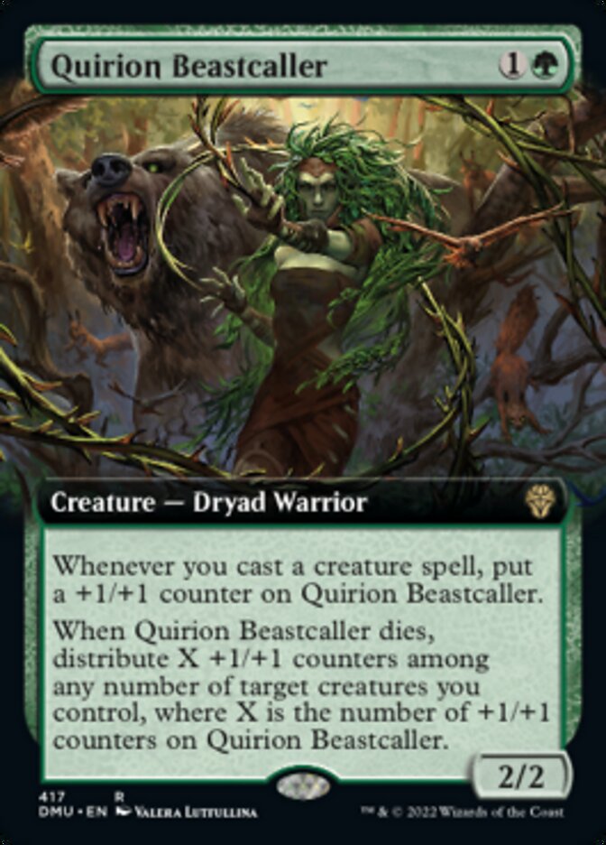 Quirion Beastcaller (Extended Art) - (Foil): Dominaria United