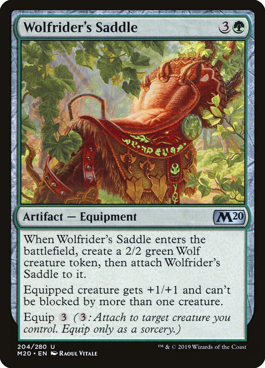 Wolfrider's Saddle - (Foil): Core Set 2020